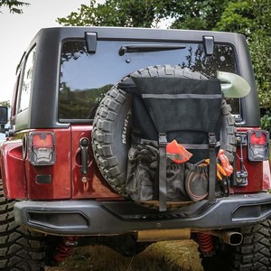 Spare Tire Storage <b>Bag</b> Black And Gray Durable Rectangle For Trucks Suv Cars - Product Image 2