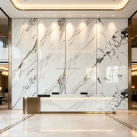 Panneau mural en cristal de carbone OEM, étanche, co-extrudé, à couche diamantée, en charbon de bambou pour mur de fond