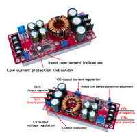 1800W 40A 1500W 30A 1200W 20A convertisseur de suralimentation DC-DC Module d'alimentation 10-60V à 12-90V chargeur de tension réglable