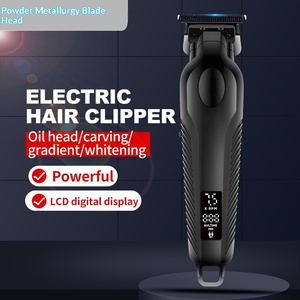 Máquina Cortadora de <span class=keywords><strong>Pelo</strong></span> Profesional Inalámbrica para Barbería, Recortadora de Precisión 0mm, Máquina de Corte de <span class=keywords><strong>Pelo</strong></span> - Product Image 3