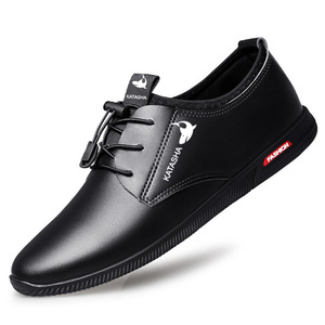 Zapatos Casuales de Piel Sintética para Hombre 2026, Versión Coreana de Zapatos Tipo Mocasín, Talla Grande - Product Image 3