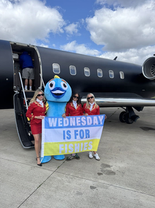 2025 alta calidad estilo personalizado Walkable personaje grande <span class=keywords><strong>Animal</strong></span> dibujos animados pez azul mascota disfraz a la venta - Product Image 5