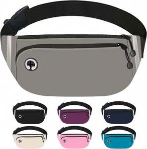 Échantillon gratuit Sac banane tendance en cuir PU pour voyage, sport, randonnée, cyclisme, pêche, course à pied - Product Image 6