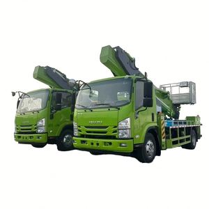 Camion de travail en hauteur ISUZU ELF 30M 4x2, nacelle télescopique, nouveau moteur diesel manuel Euro 6 150-250 CV - Product Image 1