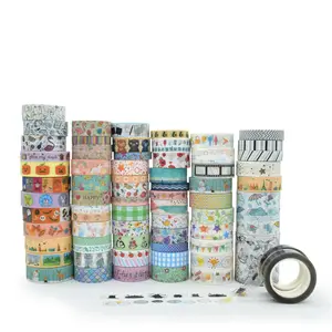 2020 Taobao Wrap Slim Cute Tropical Washi Tape For Decoration