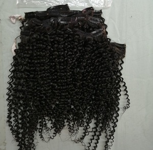 Clip Invisible <span class=keywords><strong>sans</strong></span> couture dans les extensions de cheveux Pixie cheveux humains bouclés trame de peau en PU naturel Clip Invisible dans l'extension de cheveux - Product Image 6