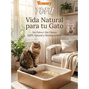 Lettiera per Gatti Yommy Tofu 100% Naturale Ultra Assorbente ad Asciugatura Rapida Senza Polvere Ecologica - Product Image 2