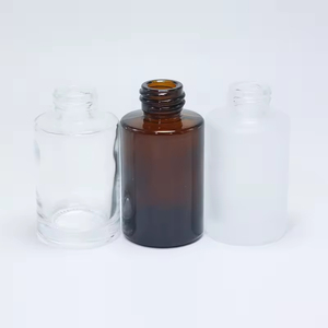 ขวดแก้วใสทรงกลมแบบใหม่ขนาด 30 มล. พร้อมหัวหยดแบบไหล่เรียบ - Product Image 3