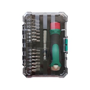 Nouvel ensemble de tournevis CRV 30 pièces Torx Phosphate, kit d'outils métriques pour la maison et le bricolage, tournevis à cliquet multifonction portable - Product Image 2
