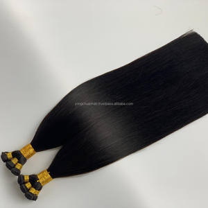 Vente en gros d'extensions de cheveux russes Remy 100% Balayage noir brésilien européen couleur claire cheveux humains pour les cheveux de trame de génie 30% - Product Image 2