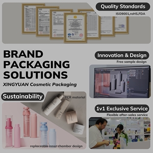 XINGYUAN - Envase Portátil para Loción de Protección Solar, Mini Contenedor de Plástico Personalizado para Cosméticos, Tarros para <span class=keywords><strong>Crema</strong></span> <span class=keywords><strong>Facial</strong></span> y de Manos - Product Image 5