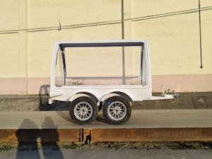 Dual-purpose Hearse Funeral <b>Car</b> 2 Seats Electric Hearse Luxury Carriage Funeral <b>Trailer</b> Funerary Truck - Product Image 4