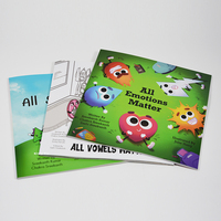 Impresión de Libros a Granel con Offset Personalizado, Encuadernación de Tapa Blanda, Papel con Revestimiento Brillante o Mate, Impresión de Libros Infantiles a Todo Color