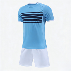 Conjunto de Camisetas de Fútbol Retro de Calidad Tailandesa Baratas, Vintage, 100% Poliéster Transpirable, Polo de Manga Corta para Hombre, Conjunto de Camisetas de Fútbol para Adultos - Product Image 3