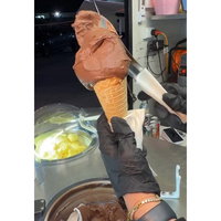 Miles GALAXY V2 MILANO Fruit IJsmachine Aanrechtmodel Gelato Commercieel Gebruik 2 Smaken 2 Jaar Garantie RVS Melk Water