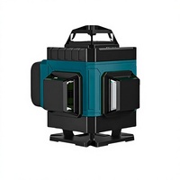 Niveau laser 16 lignes à faisceau vert, auto-nivelant, 3D rotatif, outil de construction industriel, niveau laser 360 degrés
