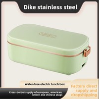 Boîte à lunch électrique en acier inoxydable 304, design portable à température constante avec extérieur en PP pour usage au bureau