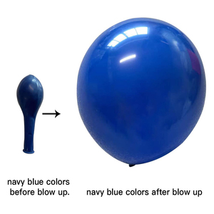 Kit d'arche de ballons de confettis <span class=keywords><strong>bleu</strong></span> marine, or et blanc de 131 pièces pour les décorations de fête d'anniversaire, de baby shower, de mariage, de remise de diplôme - Product Image 5