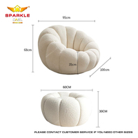 SPARKLE paresseux canapé tatami citrouille chaise filles mignon chambre simple balcon arrière tissu citrouille chaise de loisirs