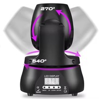 Lampes laser miniatures 40W RGBW avec contrôle DMX512, 13 canaux LED, éclairage hôtelier, indice de protection IP33