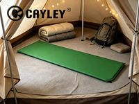 Matelas de camping auto-gonflant CAYLEY, tapis de couchage portable pour une personne, pour l'extérieur