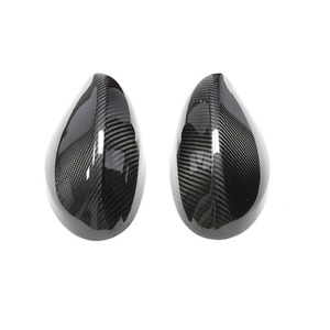 Coque de rétroviseur latéral en fibre de carbone sèche préimprégnée pour <span class=keywords><strong>BMW</strong></span> E92 E93 <span class=keywords><strong>320i</strong></span> 325i 330i Coupé 2006-2013, style adhésif - Product Image 1
