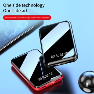 <span class=keywords><strong>Batterie</strong></span> <span class=keywords><strong>externe</strong></span> portable ultra-fine 20000 mAh à double port USB avec charge rapide et design miroir pour smartphones – Idéale pour les voyages - Product Image 4
