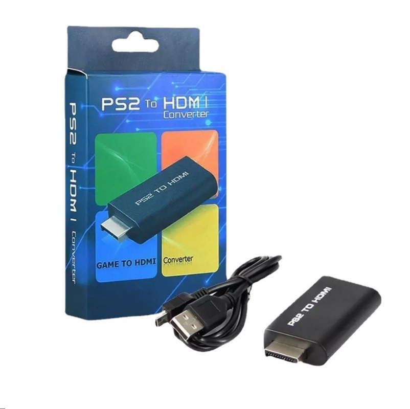 Boîte couleur noire PS2 vers HD