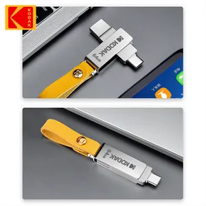 Toptan KODAK çift USB 3.1 Flash sürücü K243 C tipi 16GB 32gb 64gb 128gb 256GB usb3.1 pendrive flash disk Memory Stick tip C
