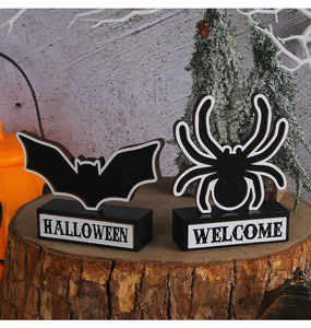 <span class=keywords><strong>Decorazione</strong></span> di Halloween per festa del fantasma di Halloween <span class=keywords><strong>decorazione</strong></span> della targa di pipistrello ragno di Halloween - Product Image 6