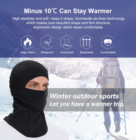 OEM venta al por mayor Unisex acrílico invierno montar gorra deportes pasamontañas ciclismo esquí máscara a prueba de viento impermeable al aire libre transpirable