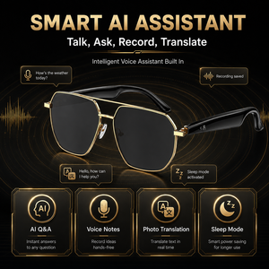 Gafas <span class=keywords><strong>de</strong></span> Traducción con IA Nexlenz NL-F3, Traducción <span class=keywords><strong>de</strong></span> Voz y Video en Tiempo Real <span class=keywords><strong>para</strong></span> <span class=keywords><strong>Música</strong></span>, Modelo <span class=keywords><strong>de</strong></span> IA Gratuito, Interpretación Simultánea - Product Image 4