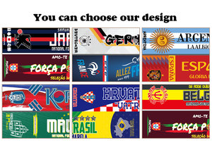 عينة مجانية وشاح كرة قدم للمشجعين إصدار 2026 الجديد بأعلى جودة وطباعة مخصصة أو جاكارد مع شراشيب - Product Image 6