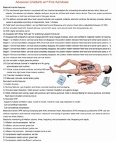 Kit d'instruments de naissance pour enfants, instruments avancés et modèle de premiers soins