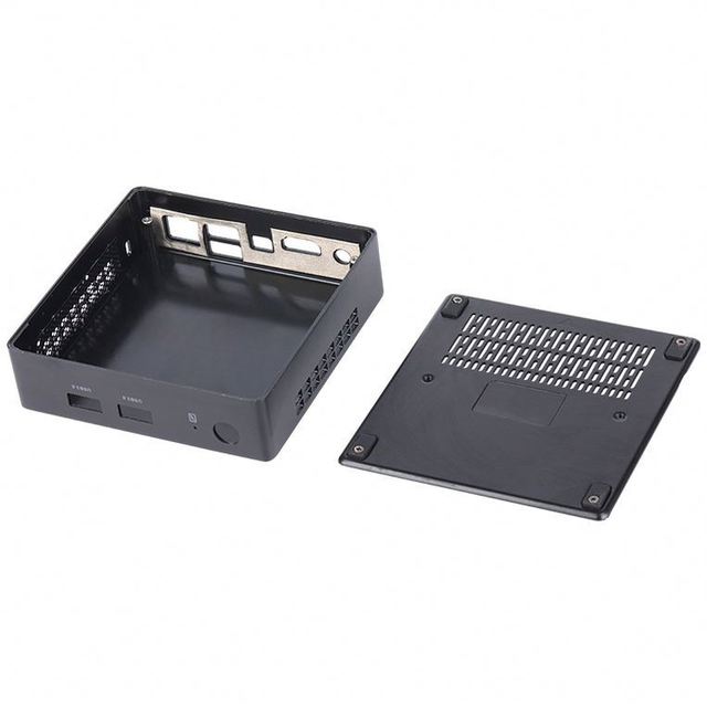 Custom OEM ODM Aluminium Mini ITX NAS Router Case 1U Rackmount with 19 Inch Front Plate for Network Storage and Desktop Systems