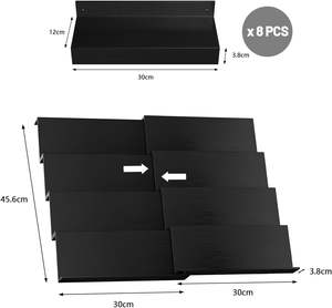 עיצוב מודרני מגירת תבלינים להרחבה אחסון מערכת תבלין תבלין למטבח - Product Image 2
