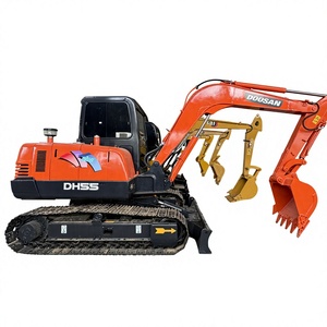รถขุดตีนตะขาบ Doosan DH55 ขนาด 5 ตัน พร้อมบุ้งกี๋ขุดขนาด 0.18 ลูกบาศก์เมตร - Product Image 1