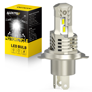 AUXITO Motorcycle Light Car Led Lamp H4 9003 HB2 Motorcycle <b>White</b> 9V 32V 6000K Light LED Headlight <b>Bulb</b> High - Product Image 1