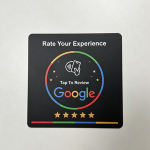 Etiqueta NFC de Google para valorar tu experiencia, toca para reseñar, tarjeta redonda impermeable de 13.56 MHz NFC213 215 216 - Product Image 3