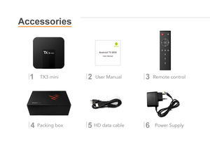 Mới nhất chất lượng cao Android tv box 4k Set-Top Box với 4GB/16GB RAM và Amlogic S905 miễn phí danh sách nhạc - Product Image 5
