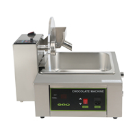 Commerciële elektrische chocolade temperer, 110V/220V, met wielen, chocolademenger en smelter