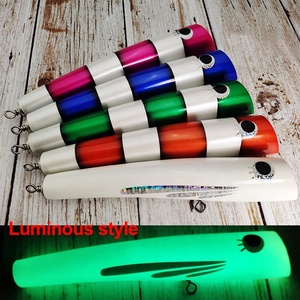 103 #   Leurre de pêche flottant lumineux de 118g 24cm pour la pêche en surface, leurres en bois, poppers, appâts de pêche, bateaux - Product Image 6