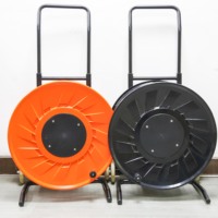 Tambour Système Incassable de Bobines À Fibers Optiques avec Enrouleur 310mm Vide Tambours De Câbles