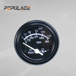 POPULACE Máy Phát Điện 3015232 Máy Phát Điện Đồng Hồ Đo Dầu 52Mm Chức Năng Đồng Hồ Đo Áp Suất Cung Cấp Dầu 3015232