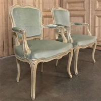 Robinetterie Louis XV, siège de Club de luxe en tissu bon marché, style français