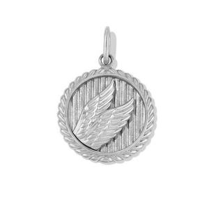 Chic Degin bijoux personnalisés en argent sterling 925 plaqué or 18 carats pendentif à breloque pièce ailée - Product Image 5