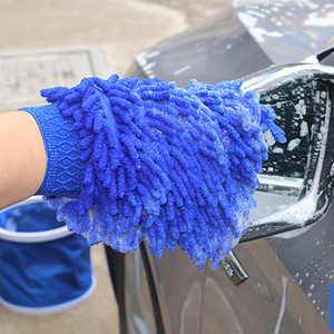 Kích thước lớn cao cấp Chenille sợi nhỏ rửa xe Mitt Scratch-Free găng tay cho xe công cụ làm sạch - Product Image 1