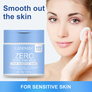 Nhãn hiệu riêng chăm sóc khuôn mặt thu nhỏ lỗ chân lông mụn sữa rửa mặt Hàn Quốc chăm sóc da axit glycolic + Niacinamide + Vitamin nhẹ không lỗ chân lông miếng đệm - Product Image 4