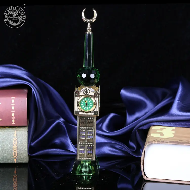 Mecca 타워 선물 라마단 이드 Hajj Umrah 거룩한 kaaba 크리스탈 이슬람 선물 MH-G0480