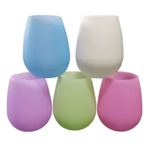 Gourmaid по индивидуальному заказу llogo фон с изображением разноцветных яиц формы силиконовые бокалы для вина чашки силикона